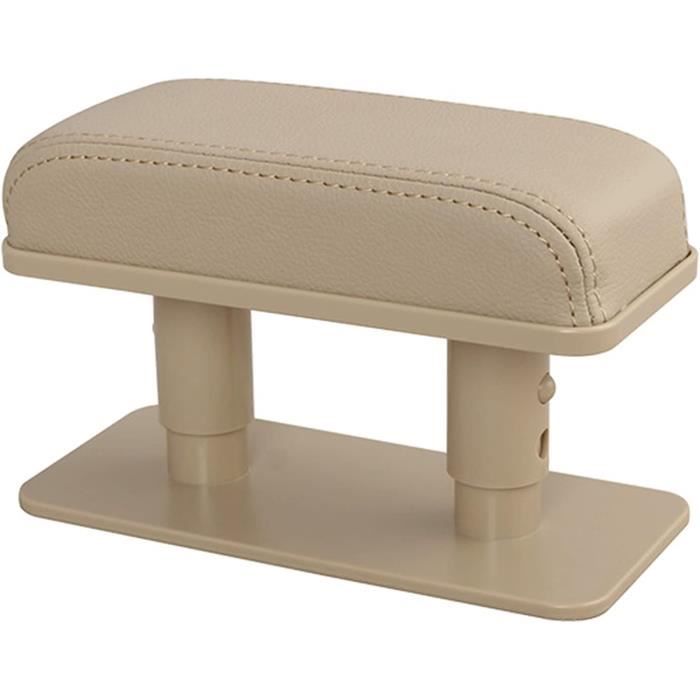 Accoudoir Central Voiture Universel Cuir Noir Avec Rangement - Confort Et Praticité Pour Longs Trajets