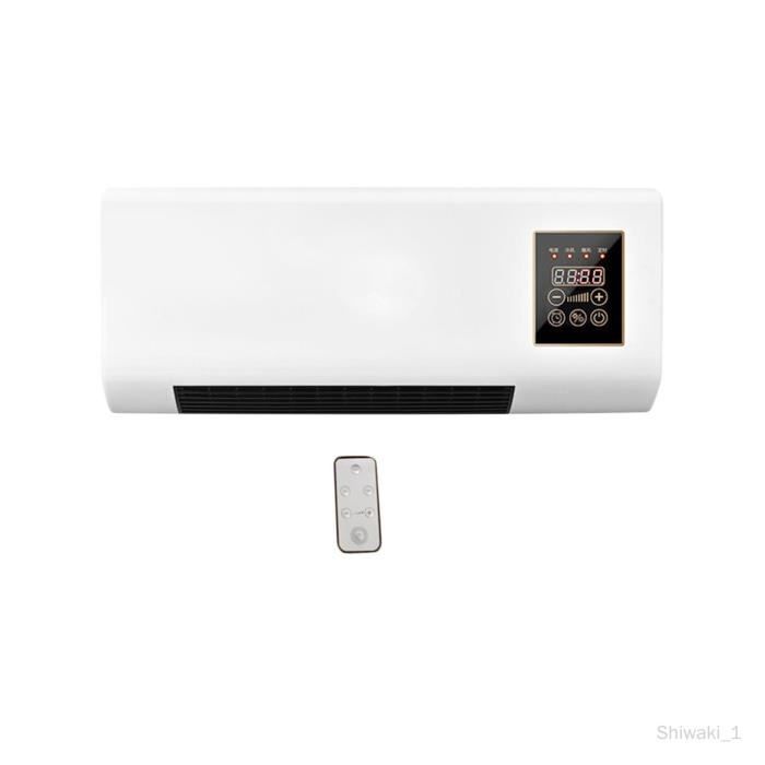Chauffage mural, ventilateur de chauffage, Thermostat réglable, climatiseur de refroidissement d'air mural, pour bureau et