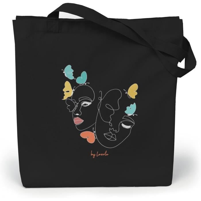 Sac en coton noir online