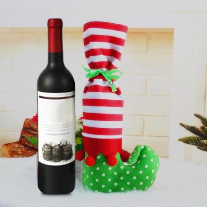 Sac Cadeau De Noel Ensemble De Bouteilles De Vin Rouge Decoration De Bouteille De Vin N3985 Achat Vente Coffret Cadeau Vin Sac Cadeau De Noel Ensemble Cdiscount