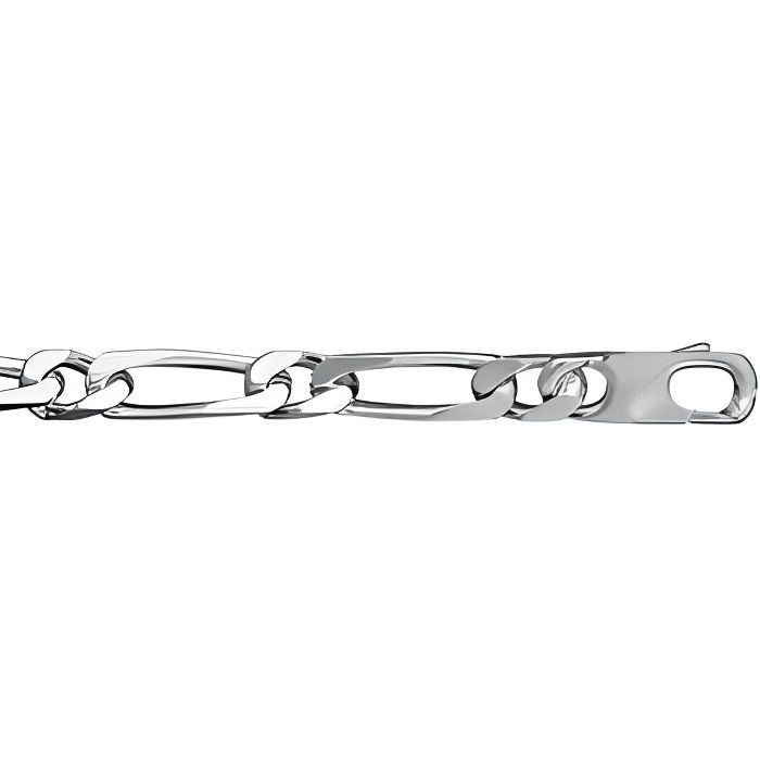 Chaine Homme Argent 925 50cm 7mm Maille Figaro 1 1 Cdiscount