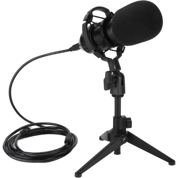 Micro USB, kit de microphone à condensateur de support pour studio pour ordinateur pour le chant