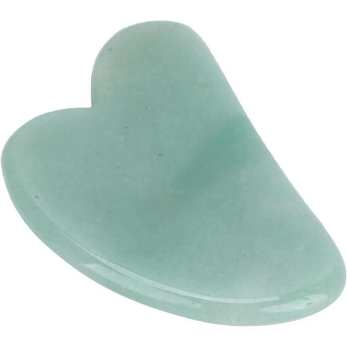 Outil De Massage Gua Sha En Pierre De Quartz Rose - Pour Visage Et Corps, Neuf, Senteur Rose