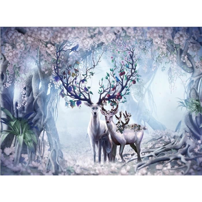 Puzzle 1000 pièces Cerf Puzzle Animaux 70 x 50 cm Adulte et enfants Cdiscount Jeux Jouets