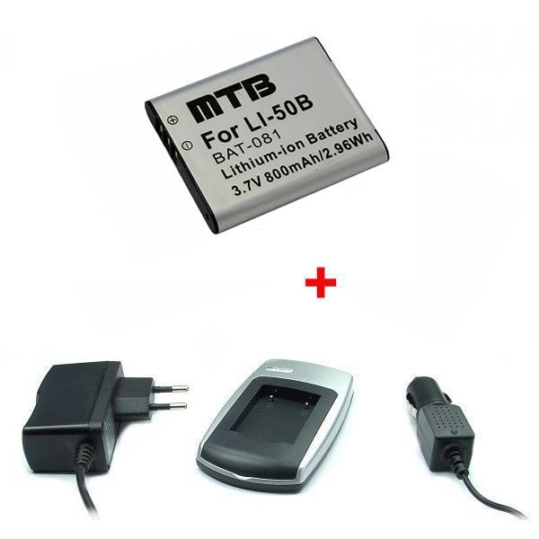 Chargeur Pour Batterie Olympus LI-30B, LI-30C - Compatible 200483 - Garantie 1 An