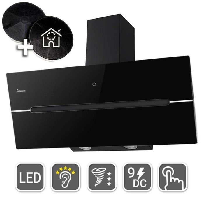 Hotte Aspirante Hotte Murale 90cm Ecco909s Acier Inoxydable Kkt Kolbe Achat Vente Hotte Cdiscount