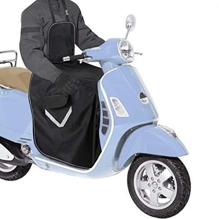 Couvre jambe pilote scooter ADX noir (universel)