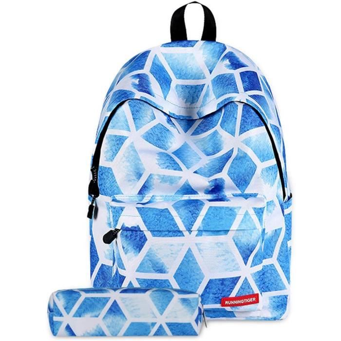 Cartable décontracté pour jeunes, sac à dos de voyage, sac à dos pour ...