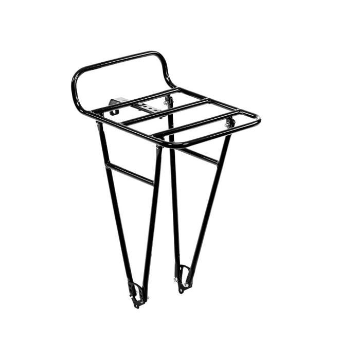 Porte-bagages Avant Universel Vélo - Métal Noir - Pour Courses Ou Balades - Neuf