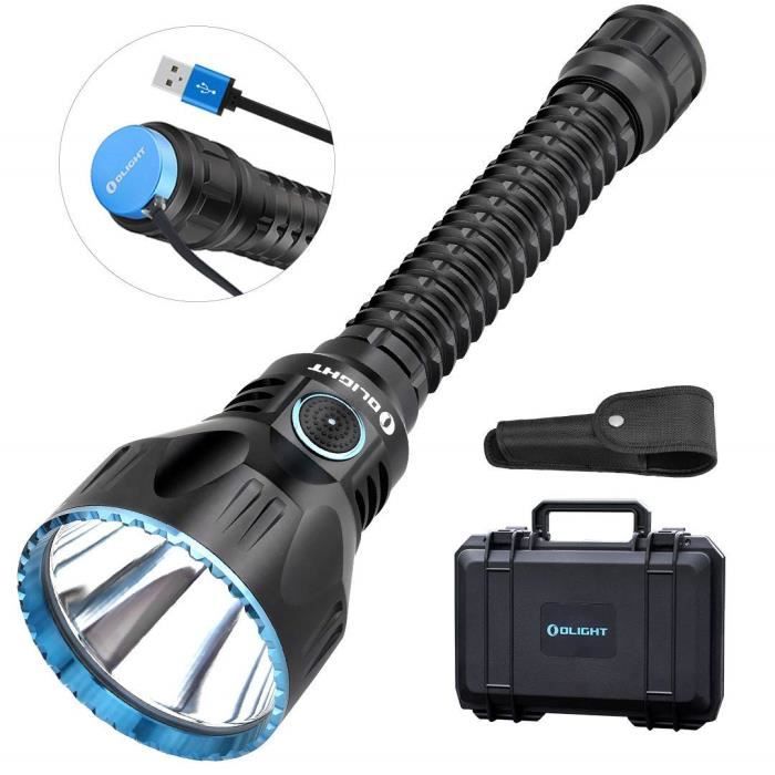 OLIGHT Javelot Pro Lampe Torche Puissante Max 2100 Lumens 1080 Mètres Lampe  de Poche LED Rechargeable Idéal pour Chasse Sauvetage - Cdiscount Bricolage