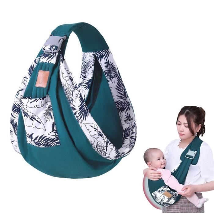 Porte-Bébé Latéral Nouveau-Né Dès La Naissance - Bleu - Jusqu'à 20 Kg Et 24 Mois