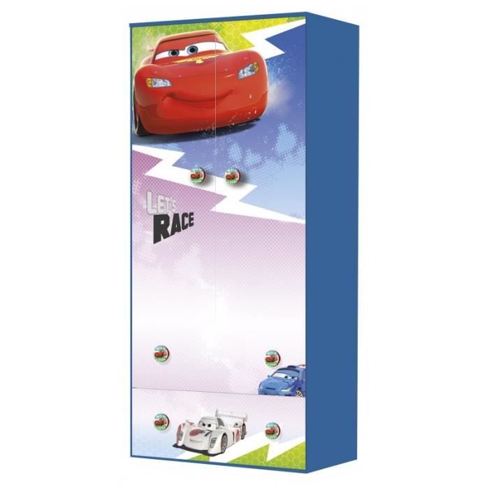 Armoire Bois 170cm Disney Cars Achat Vente Armoire De Chambre