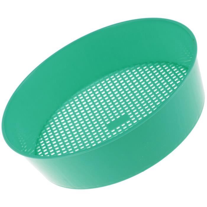 Tamis Jardin Rond 20 Cm Maille 2,5 Mm - Tamis Terre Compost Gravier Acier Inoxydable Nagoyuki