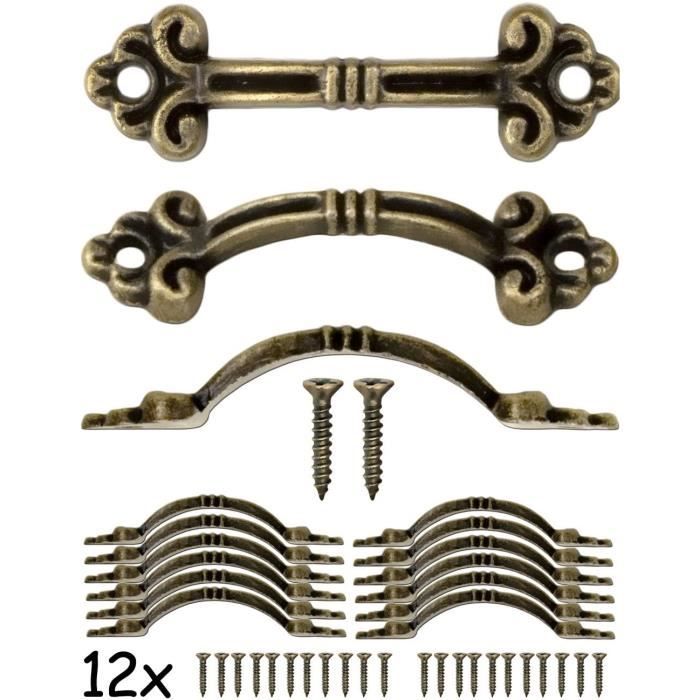 Poignées De Fenêtre D'étiquettes Fuxxer - Lot De 10, Noir, 47x34mm, Pour Classeurs Et Fichiers