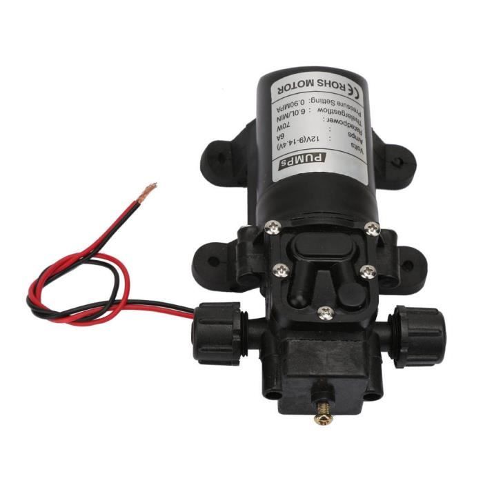 Pompe électrique Portable 12V Pour Transfert D'eau, Huile, Kérosène - Débit 30L/min, Câble 5m, Alliage Aluminium