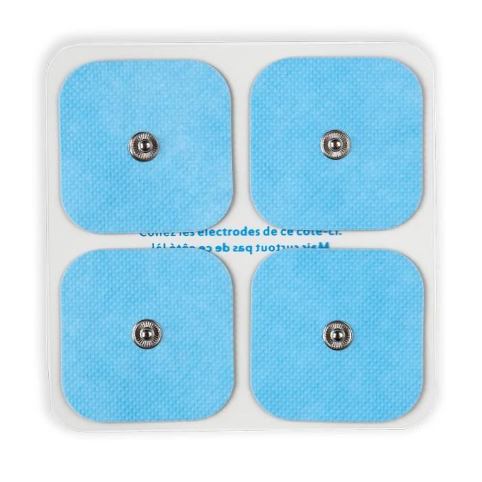 4 ELECTRODES BLUE TENS 50 X 50 MM Cdiscount Sport