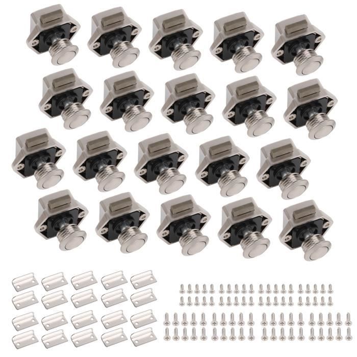 JZK Lot De 4 Loquets à Bascule En étal à Ressort Pour Boîte à Outils