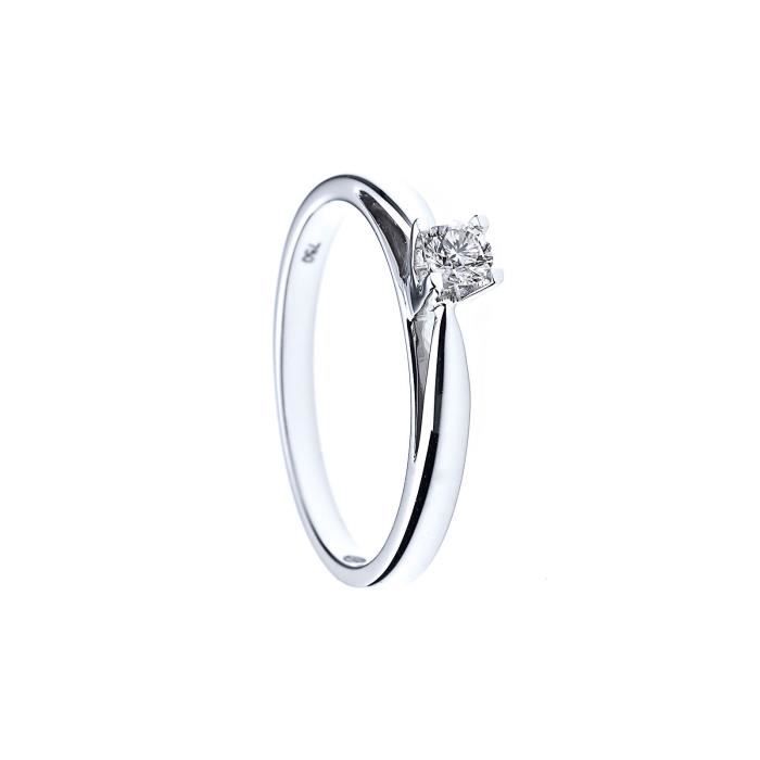 Diamond Lane Bague Argent 925 Et Diamant 0 15 Cts Femme Argente