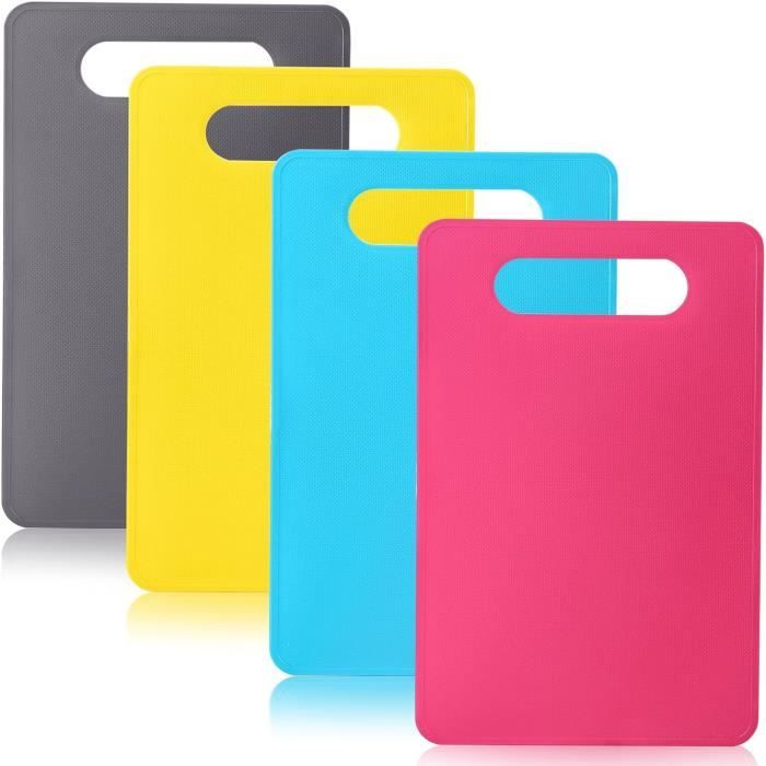 Vicloon 6 Planches à Découper Flexibles Antidérapantes - Set Coloré Avec Icônes Alimentaires