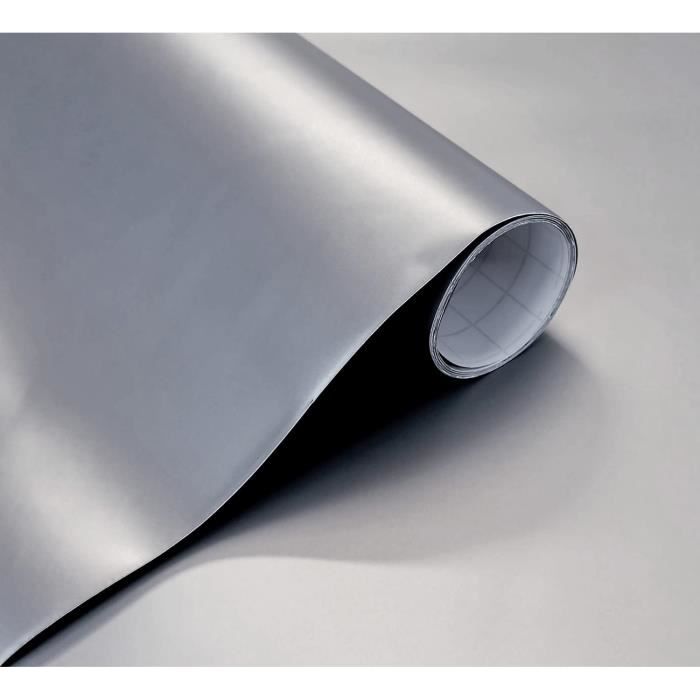Papier Adhésif Meuble Beige Mat 40x300cm - Vinyle Décoratif Imperméable Pour Cuisine/salle De Bain