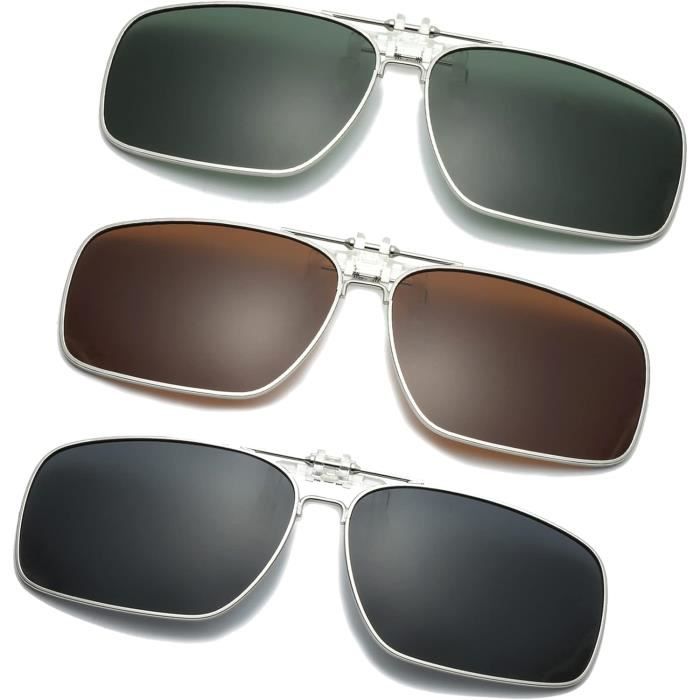 Sur lunettes clip solaires polarisantes économiques