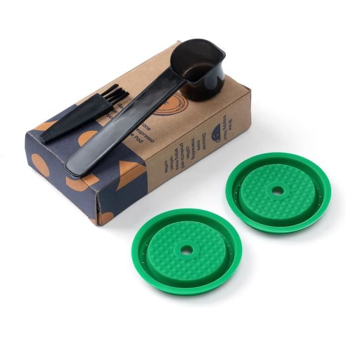 CAPESSO Lot De 3 Couvercles De Capsules De Café Réutilisables En