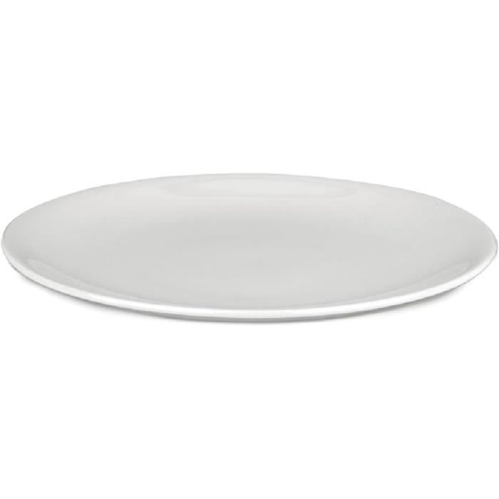 Bol En Bone China Alessi - Set De 4 Pièces Blanc Par Guido Venturini - Porcelaine Élégante