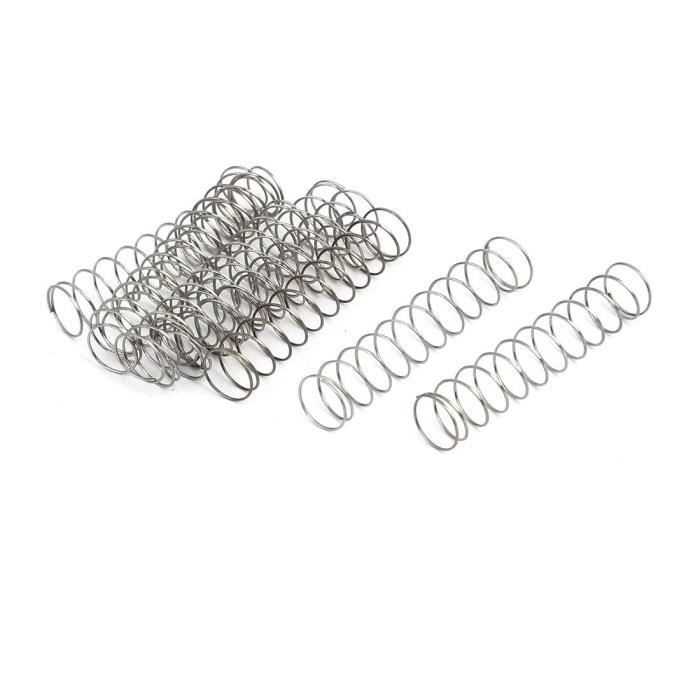 SOURCING MAP Ressort De Compression 0.5mmx6mmx305mm Manganèse Acier - 6