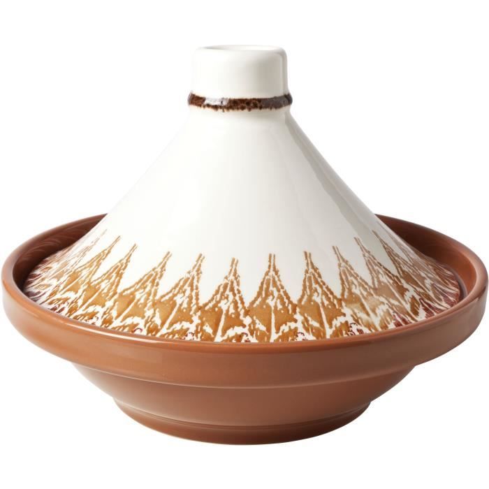 Tajine En Grès Cosy & Trendy - D22cm - Gris - Pour Four, Gaz, Micro-ondes (hors Induction)