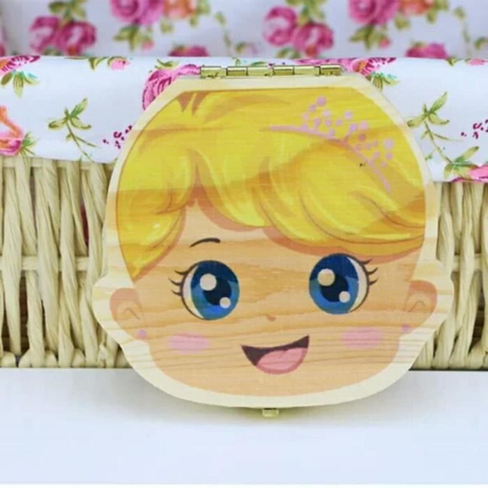 Toyvian Coffret 3 Boîtes à Dents De Bébé En Bois Naturel - Organisateur Souvenir Dent Caduque, Idéal Cadeau Naissance Ou Premier Anniversaire