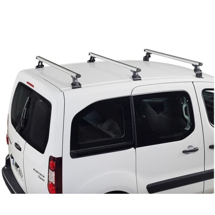 Barres De Toit Pro Pour Peugeot Partner 2 (2008-2018) - Charge 75 Kg