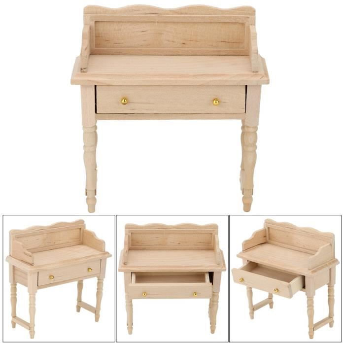 Bureau et chaise miniatures STL Ensemble de meubles de maison de poupée à l'échelle 1:12 - Canada