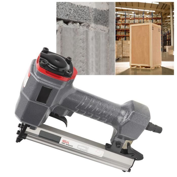 Cloueuse Pneumatique 2-en-1 Calibre 18 – Pistolet à Clous + Agrafeuse, 1000 Clous