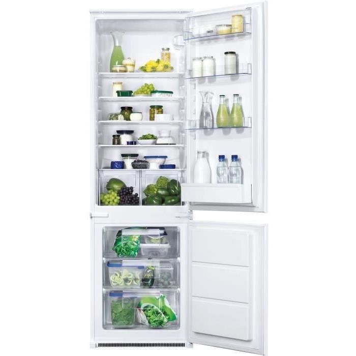 Faure Fbb28460sa Refrigerateur Combine Encastrable 268l