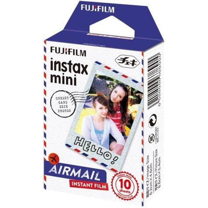 Fujifilm Instax Mini Air mail Pellicule couleur à développement