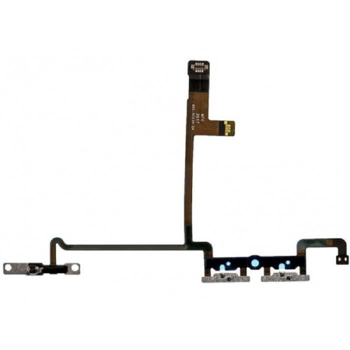 Nappe Volume/mute Pour IPhone 6 - Avec Cales Métalliques - Neuf