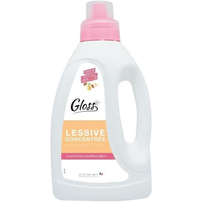 GLOSS Lessive au savon végétal amande et coing - 750 ml