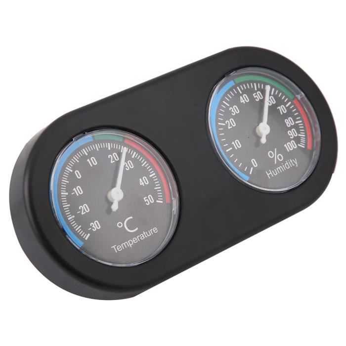 Meilleurs prix pour Hygrothermographe, Mini Hygromètre Thermomètre Reptile Pet Thermomètre Température Humidité Mètre Forme Ronde pour Hydromètre