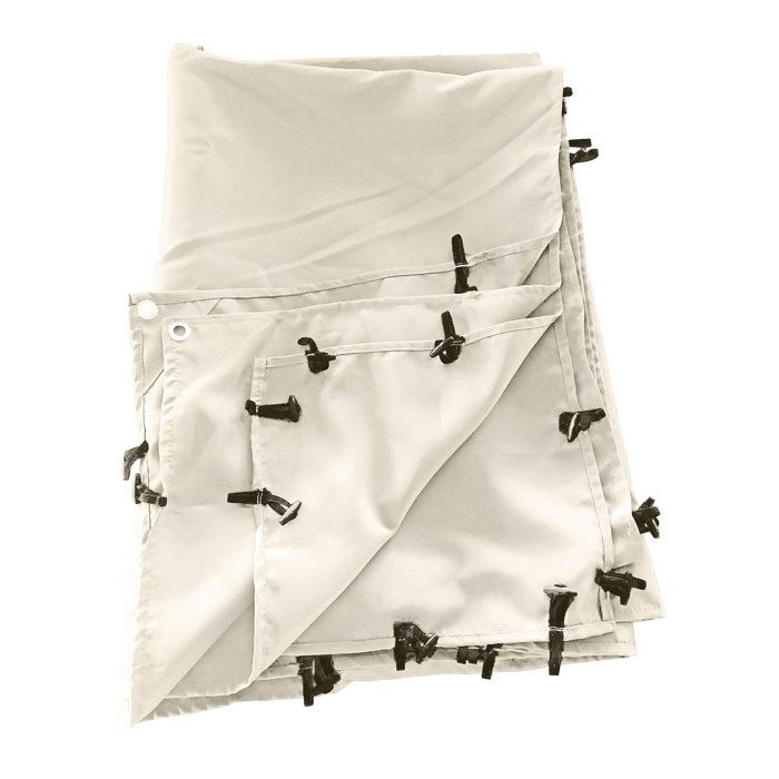 Toile pour pergola murale 3 × 25m NICE beige