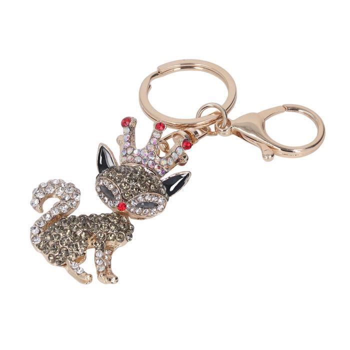 Porte-clés Queue De Renard Synthétique - 40 Cm De Fourrure Douce - Breloque Sac à Dos Ou Dragonne Téléphone