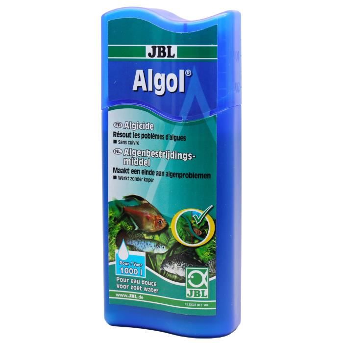 JBL Conditionneur d'eau Algol - Pour aquarium d'eau douce - 250ml
