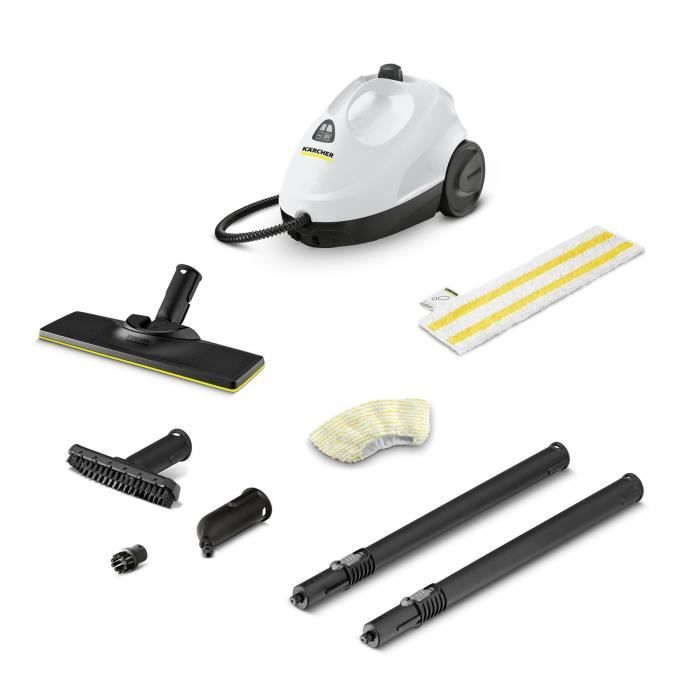 NEW KARCHER SC 2 Easy Fix - Nettoyeur vapeur - 1500 W - 3,2 bars - Elimine jusqu’à 99.99 % des virus