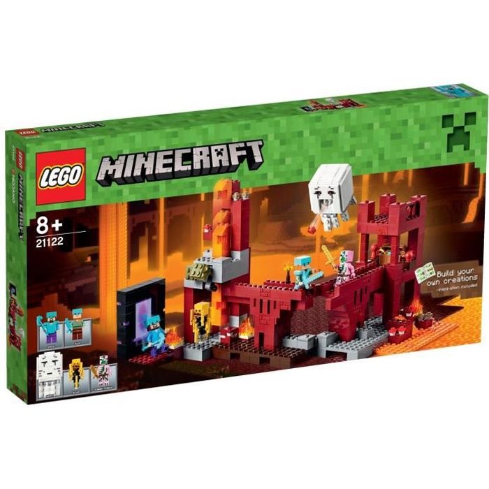 Acheter LEGO® Minecraft 21122 La Forteresse du Nether Reconditionné - 277,68 € LEGO® Minecraft 21122 La Forteresse du Nether Reconditionné - Lego reconditionné disponible sur Cdiscount Seconde Vie