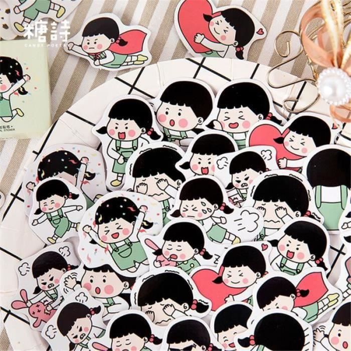 Mistree 50 Kawaii Sticker Rosa Mädchen Für Laptop