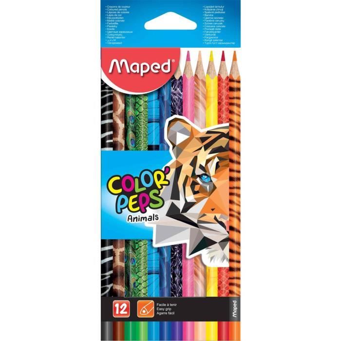 Crayon de couleur triangulaire COLOR PEPS Animals