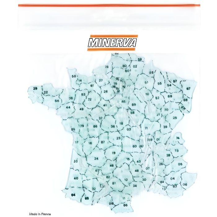 Carte Des Departements De France Cdiscount