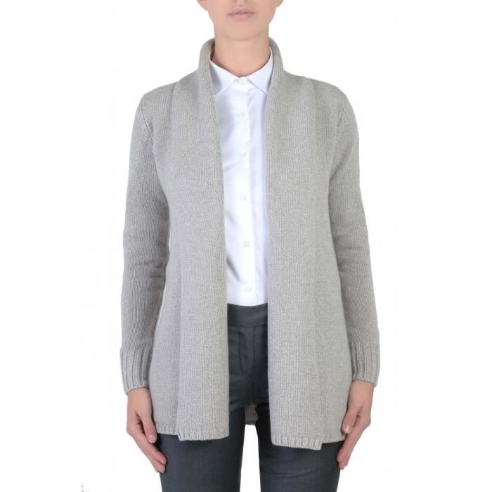 Gilet Femme Col Chale En Cachemire Et Laine Beige Cdiscount Pret A Porter