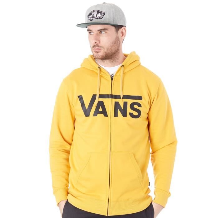 sweat a capuche vans jaune