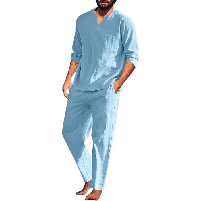 Ensemble en lin pour homme store