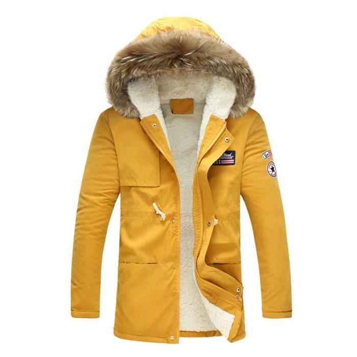 Manteau hotsell jaune homme